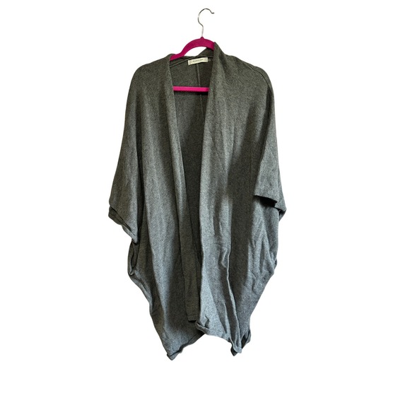 Mustard Seed Gray Knit Open Front Cardigan Women's Size L - Picture 1 of 4